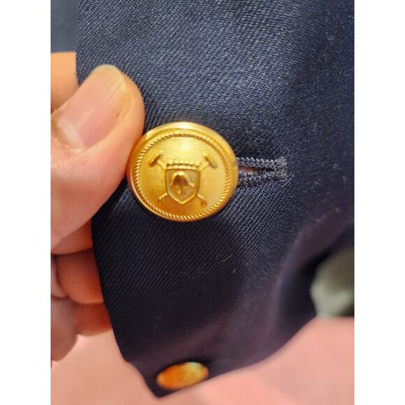 Lauren Ralph Lauren Men's Navy Wool Blazer - Size 46R, 100% Wool - Picture 5 of 5